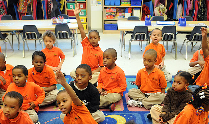 Pre-kindergarten children at KIPP DC public charter school.
