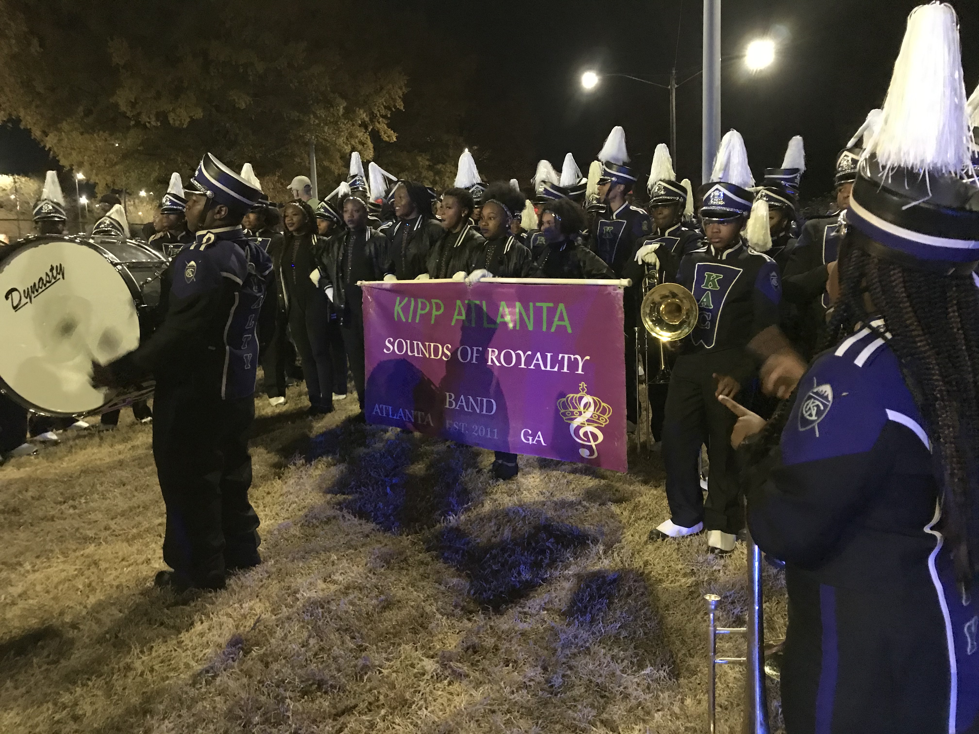 KIPP Atlanta Marching Band at the Democratic Debate in Nov 2019