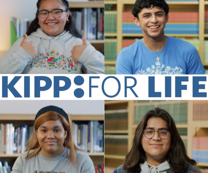 Composite photo of four KIPP students