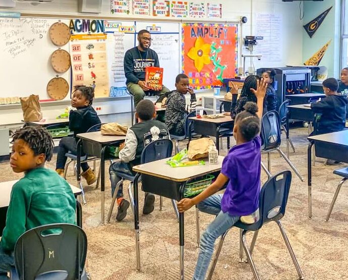 Students in a classroom at KIPP Indy Public Schools